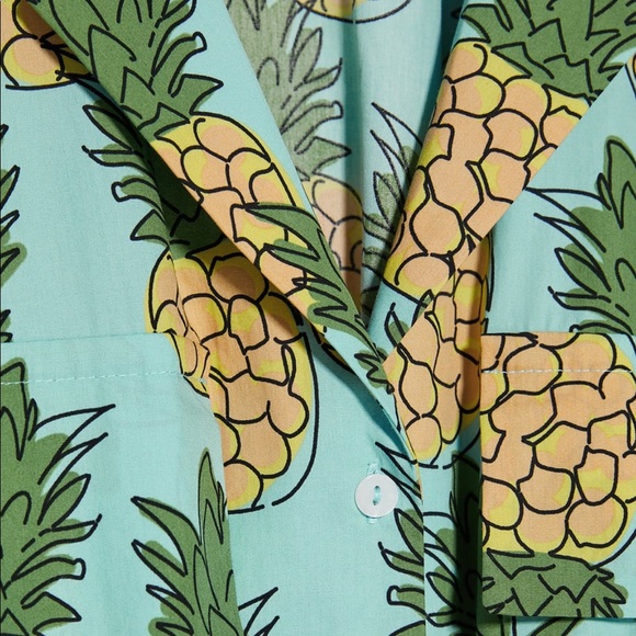 Zara pineapple print crop top and shorts set - Picture 14 of 14
